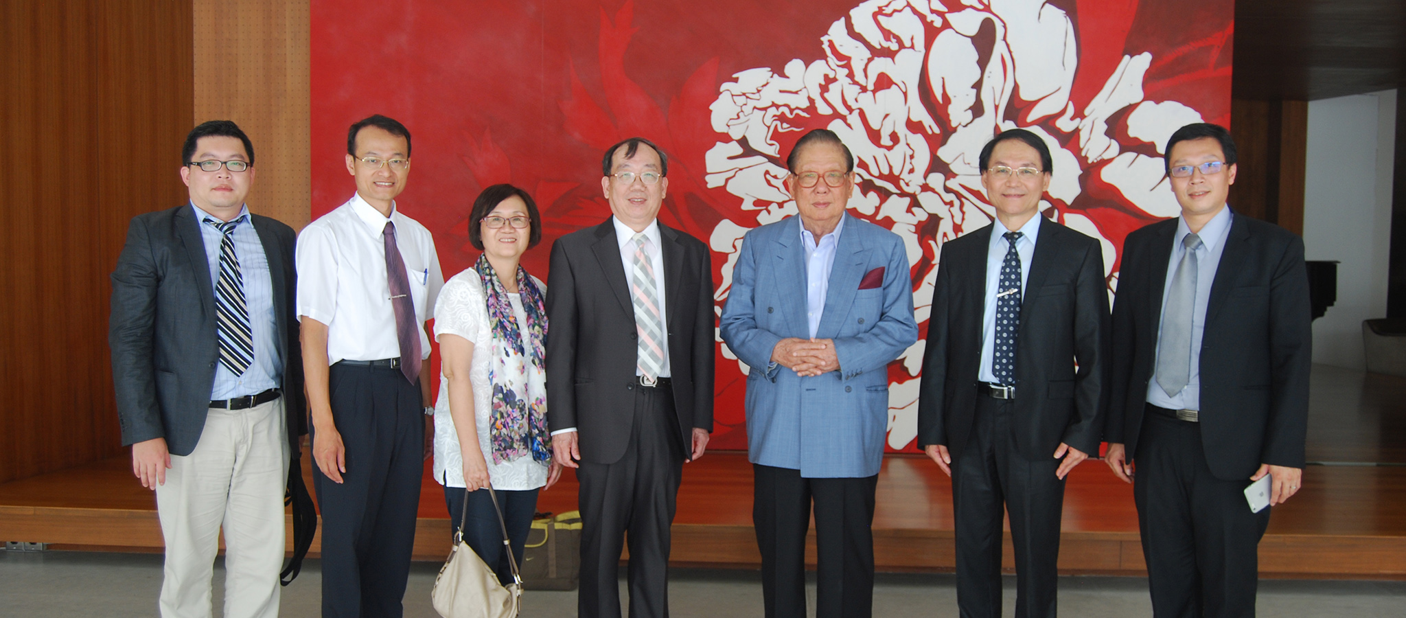 金門大學東南亞參訪團拜會楊忠禮名譽校長
